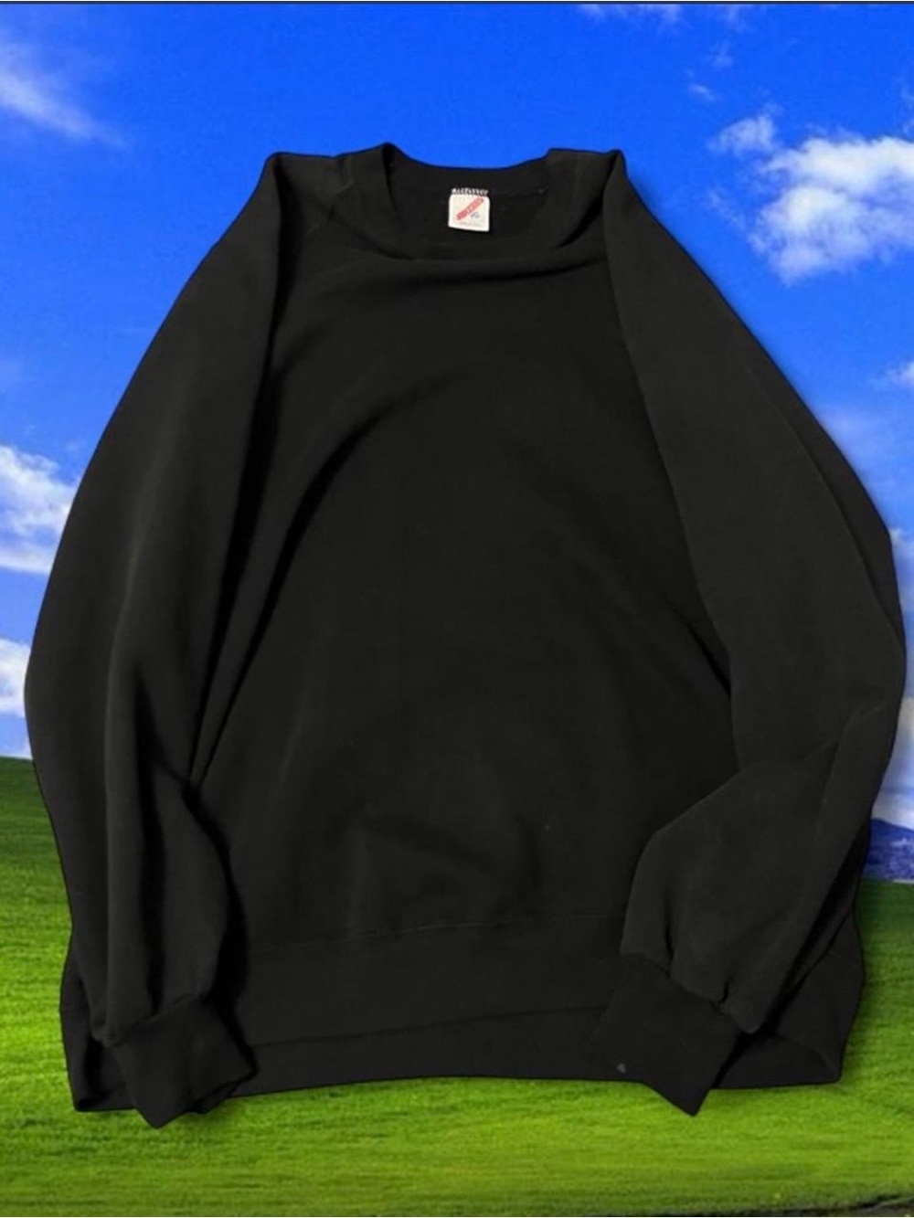Vintage Jerzees Made in USA Black Crewneck Sweatshirt – XXL *FITS LIKE A LARGE*